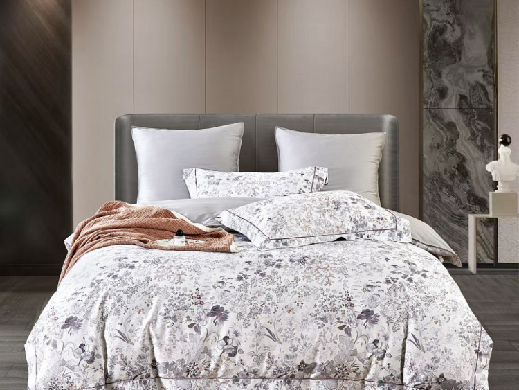 Постельное белье из египетского хлопка Premium ASABELLA Монохром 50х70 (2шт) и 70х70 (2шт) евро