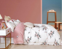 Постельное белье двухстороннее из твил-сатина SAILID BP-141-4 семейное