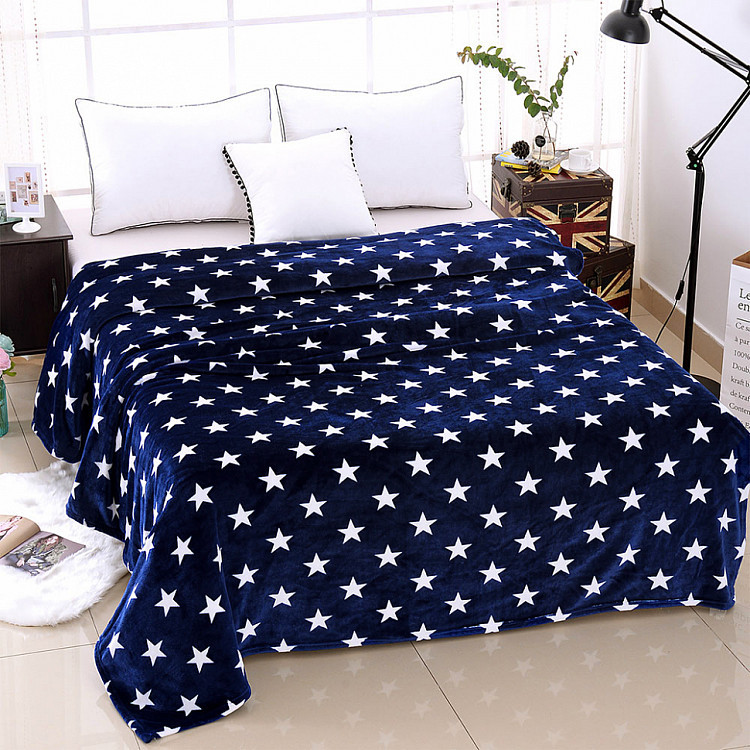 Плед из микрофибры TANGO ФЛАНЕЛЬ Звездопад 200х220