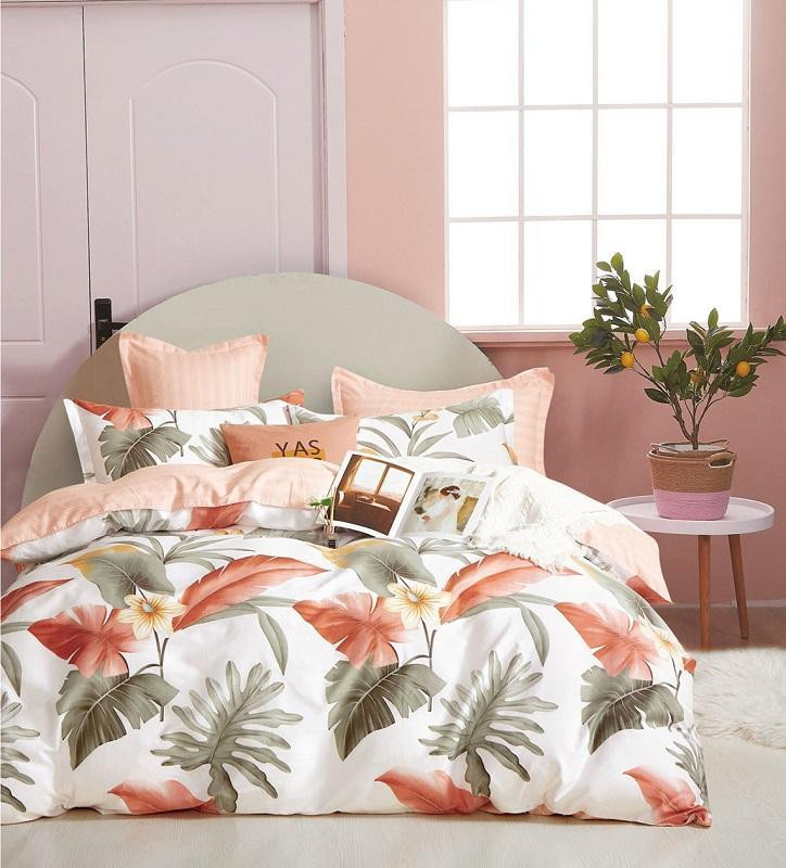 Постельное белье двухстороннее из твила в ПВХ TANGO парадис 50х70 (2шт) евро