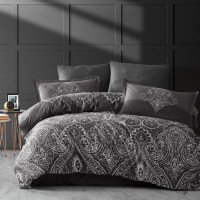 Постельное белье из ранфорса KARVEN N023/1 PULSE ANTRASIT V-1 50х70 (2шт) евро