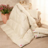 Одеяло детское пуховое кассетное Легкие Сны КАМЕЛИЯ шампань 110х140 легкое