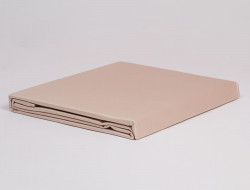 Простыня на резинке GERMAN GRASS NOBLE TRADITIONS GLACE BEIGE GRASS 90х200х40