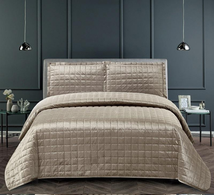 Покрывало с наволочками тонкое велюровое TANGO SAUVAGE SAV-02 240х260