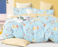 Постельное белье двухстороннее из твил-сатина SAILID BP-143-3 евро