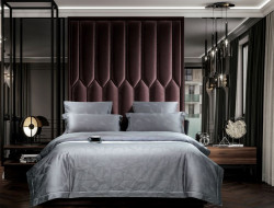 Постельное белье из хлопкового жаккарда ASABELLA 1645-7 50х70 (2шт) и 70х70 (2шт) семейное