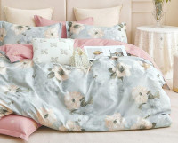 Постельное белье двухстороннее из твил-сатина SAILID BP-131-4 семейное