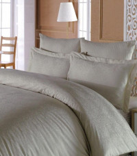 Постельное белье из хлопкового жаккарда KARVEN N301 SARMASIK STONE 50х70 (2шт), 70х70 (2шт) евро