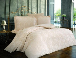 Постельное белье из бамбука KARVEN N065 MONACO капучино 50х70 (4шт) евро