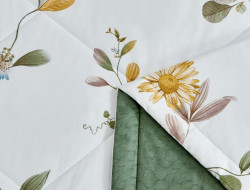 Постельное белье с летним одеялом из сатина ASABELLA 1868-OSPS 50х70 (2шт) 1,5-спальное