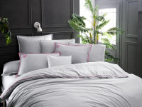 Постельное белье из поплина SAREV FANCY N193 SUPRA V3-GRI 50х70 (1шт) 1,5-спальное