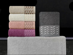 Набор кухонных полотенец махровых хлопковых KARVEN HM689 LUCA V18 30х50 (6шт)