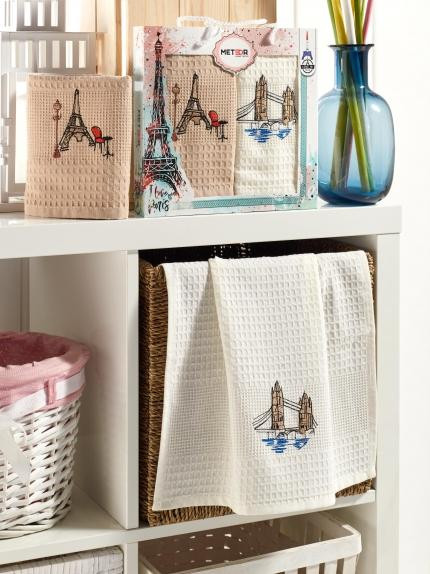 Набор кухонных полотенец ПАРИЖ 40х60 (2шт)