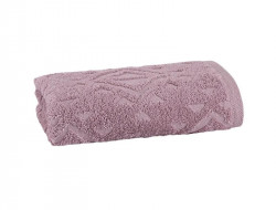 Полотенце махровое TAC JACQUARD LILAC сиреневое 50х90