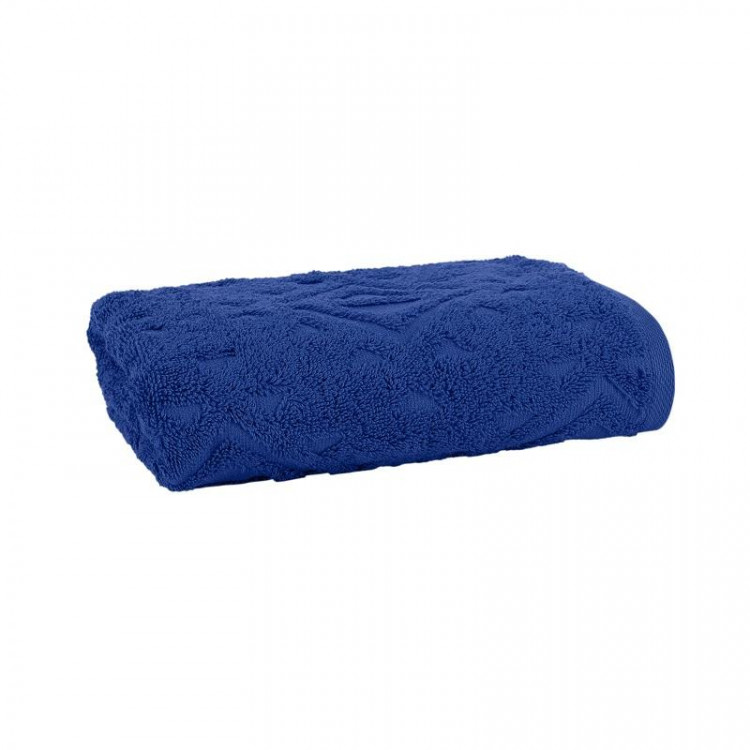 Полотенце махровое TAC JACQUARD MAVI синее 50х90