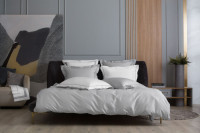 Комплект наволочек из египетского хлопка GERMAN GRASS с широкой отделкой Alpine Ash Grey Allure Grass 50х70 (2шт)