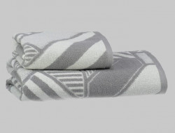 Полотенце махровое хлопковое SAREV H1040 PISA V1-GRI 80х150