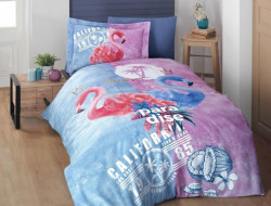 Постельное белье из 3D сатина KARVEN N034 RUBY 50х70 (2шт) 1,5-спальное