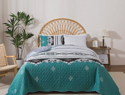 Покрывало с наволочками из полиэстера TANGO PATCHWORK PW444-97 230х250