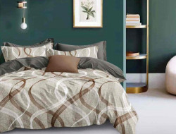 Постельное белье из сатина АЛЬВИТЕК волны 1,5-спальное