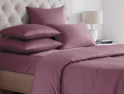 Простыня на резинке из сатина SAILID SL-8-90 божоле 90х200х25