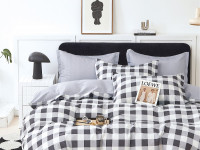 Постельное белье из твил-сатина TANGO ход конем 70х70 (2шт) 2-спальное