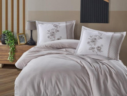 Постельное белье из DELUXE ранфорса KARVEN N029 SUAVE GREY V-6 50х70 (4шт) евро