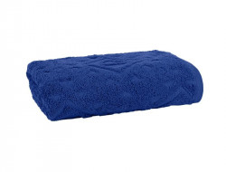 Полотенце махровое TAC JACQUARD MAVI синее 70х140