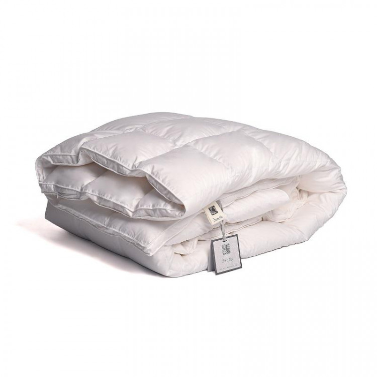 Одеяло с бортиком из белого гусиного пуха BELPOL ЭКОЛЬ NORD 220х240 теплое