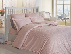 Постельное белье из хлопкового жаккарда KARVEN N301 DAMASK POWDER 50х70 (2шт), 70х70 (2шт) евро