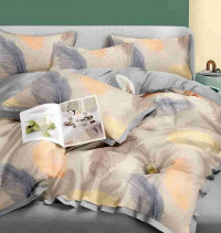 Постельное белье из сатина АЛЬВИТЕК перья 1,5-спальное