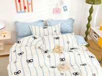 Постельное белье из твил-сатина в ПВХ TANGO марси 50х70 (2шт) евро