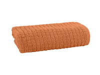 Полотенце махровое TAC DARBY DARK TERRACOTA терракотовое 70х140