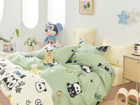 Постельное белье из твил-сатина TANGO cute panda 70х70 (2шт) 2-спальное