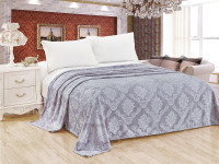 Плед однотонный из микрофибры с тиснением АЛЬВИТЕК ВЕНЕЦИЯ 099-pv 180х200