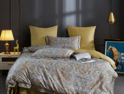 Постельное белье из египетского хлопка Premium ASABELLA 2145-6 50х70 (2шт) и 70х70 (2шт) евро