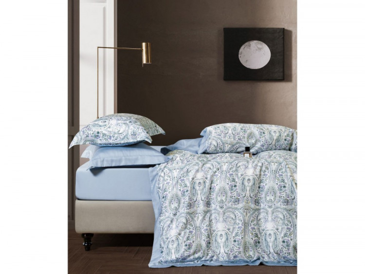 Постельное белье из тенсела люкс ASABELLA 2160-4S 50х70 (1шт) и 70х70 (1шт) 1,5-спальное