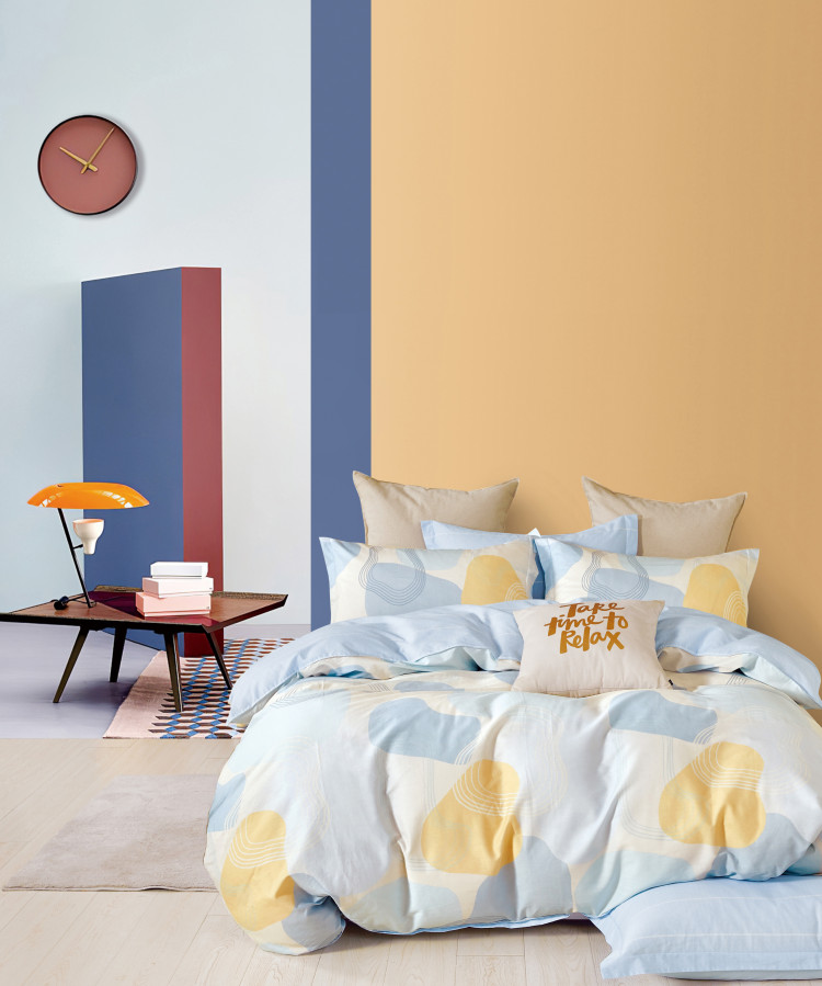 Постельное белье из твил-сатина TANGO фансида 50х70 (1шт), 70х70 (1шт) 1,5-спальное