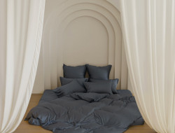 Постельное белье GERMAN GRASS GREY BRILLIANT GRASS 70х70 (2шт) евро