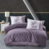 Постельное белье из DELUXE ранфорса KARVEN N029 SUAVE LILAC V-3 50х70 (4шт) евро