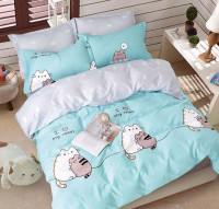 Постельное белье двухстороннее из твила TANGO love mom 50х70 (2шт) 2-спальное