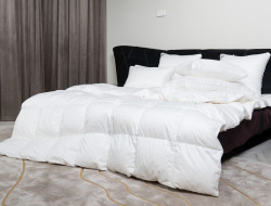 Одеяло пуховое кассетное с бортиком  GERMAN GRASS KING DOWN GRASS всесезонное 200х200