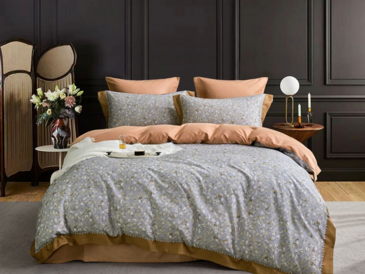 Постельное белье из фланели ASABELLA 2187-6 50х70 (2шт) и 70х70 (2шт) евро