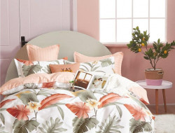 Постельное белье двухстороннее из твила TANGO парадис 50х70 (2шт) семейное