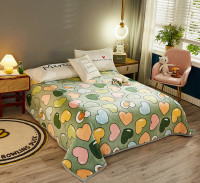 Плед из микрофибры TANGO ФЛАНЕЛЬ Яркие сердечки 200х220