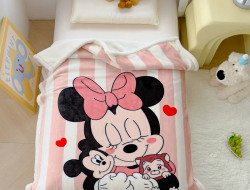 Плед детский фланелевый из микрофибры с шерпой TANGO LEONCELLO Минни Маус 100х140