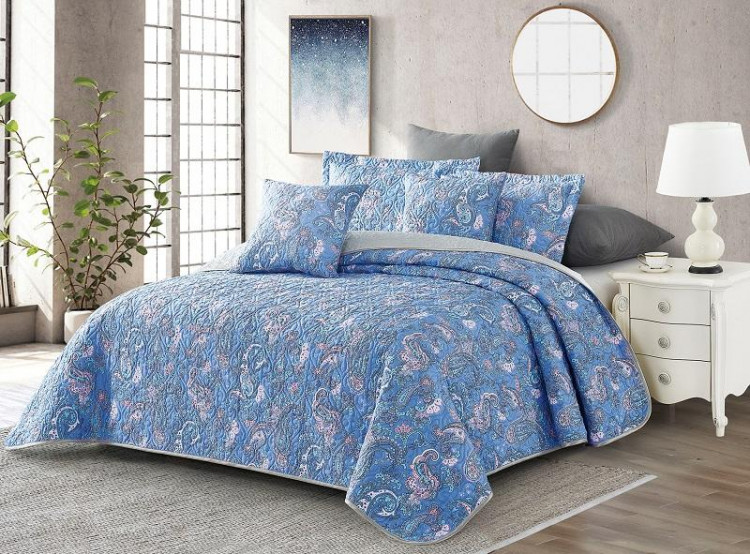 Покрывало с наволочками хлопковое TANGO MADEIRA TG-104 240х260