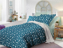 Постельное белье двухстороннее из сатина SAILID BL-28-3 евро