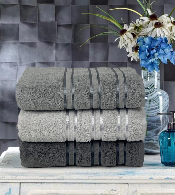 Набор полотенец махровых хлопковых KARVEN MICRO DELUX HS1010 V3 50х90 (3шт)