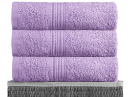 Полотенце махровое BAYRAMALY сиреневое 70х140